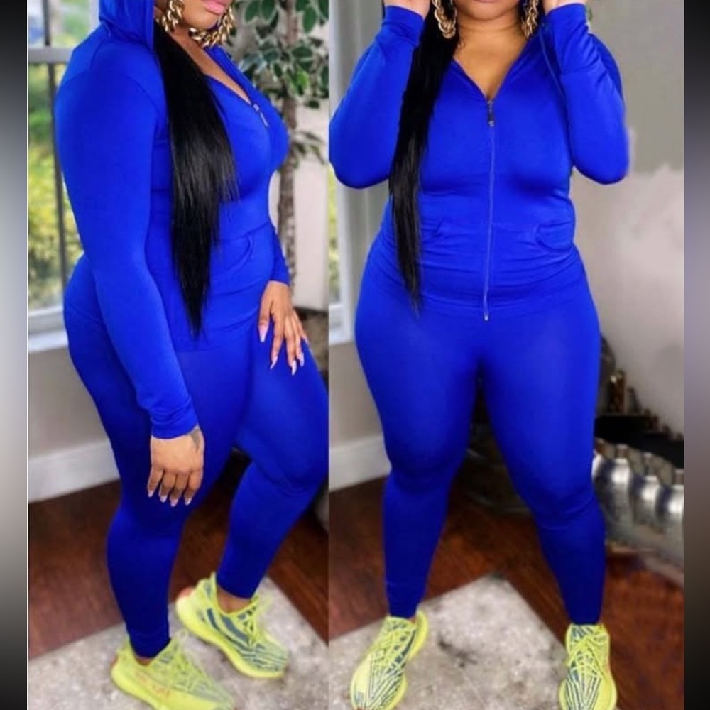 PLUS HOODED JACKET PANTS SET!FIT SIZES 10-16 (18 DEPENDING ON BODY TYPE)